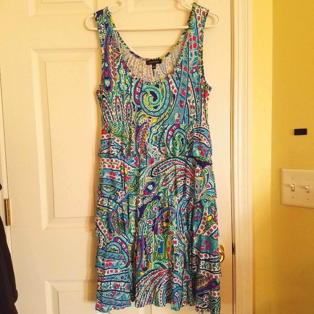 Spense Multi Color Dress Size Medium NWOT
